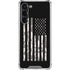 Black and White Camo American Flag Galaxy S24 FE Clear Case